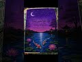 Moonlight Koi Fish Painting 🌙✨ | Oil Pastel Night Scenery #shorts