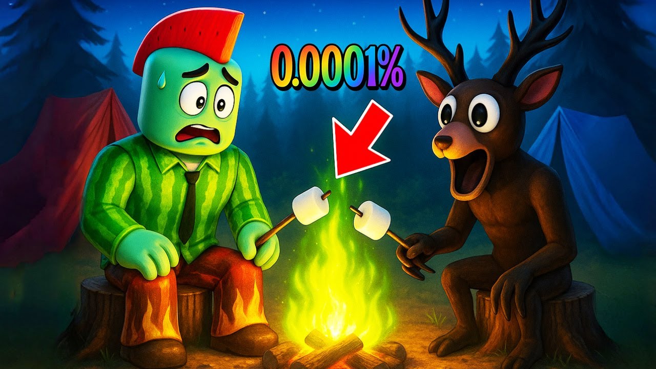 0.001% Weet Dat Dit Kan In 99 Nachten In Het Bos... In Roblox!