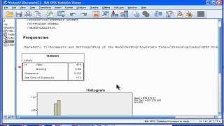 Skewness - Spss Part 1