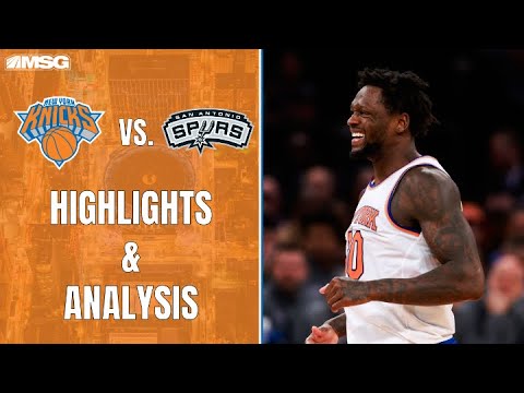 What We Learned from the Spurs win over the Knicks