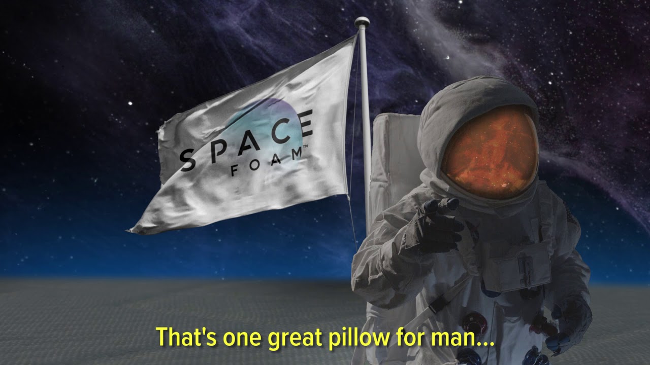 SpaceFoam Pillow Launch YouTube