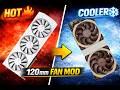 XFX Quicksilver RX 9070XT 120mm Fan Mod – Ghetto Mod Tutorial