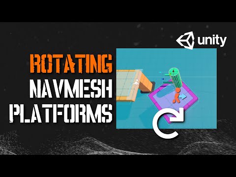 Moving AND Rotating NavMesh Platforms | AI Series Part 30 | Unity Tutorial