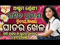 Class 8 ganita prakash chapter 2 class 8 math ghatara khela class 8 math odia medium@KsmTutorial