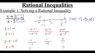 9.5.2 Rational Inequalities