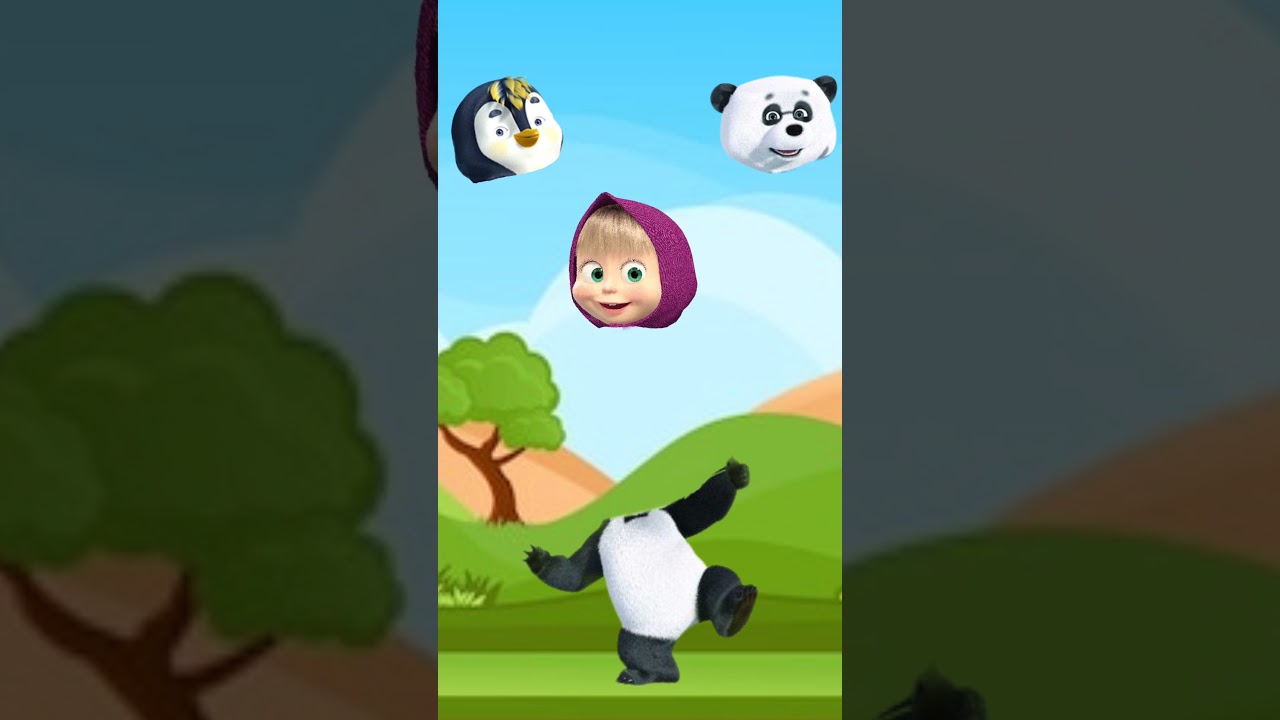 Masha And the Bear | Match the head | Video for kids | wrong heads 