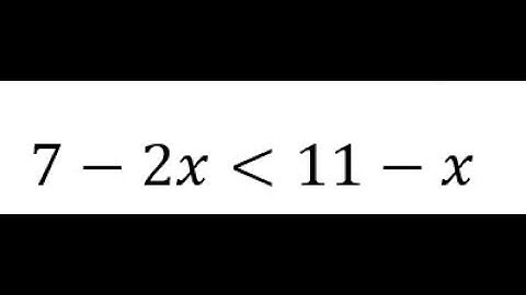 Solving Linear Inequalities with One Variable - Part 2