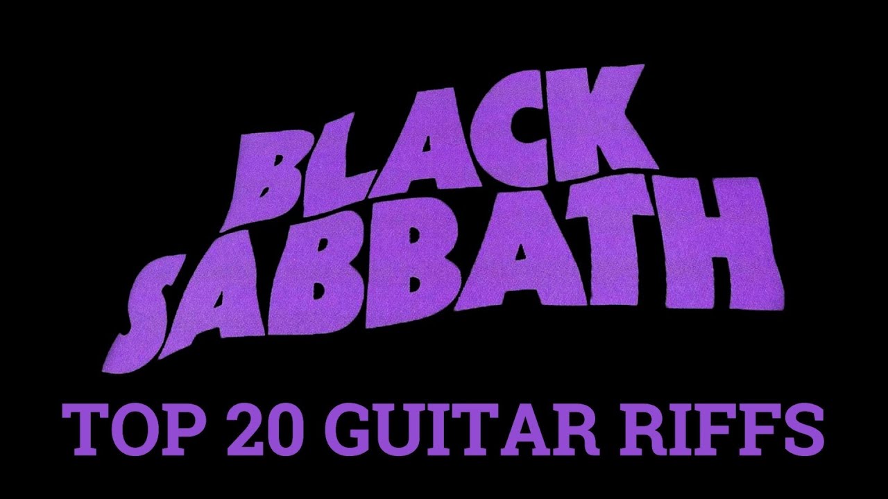 Top 20 BLACK SABBATH Guitar Riffs YouTube