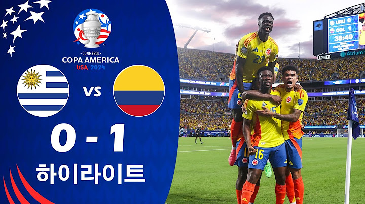 우루과이 vs 콜롬비아 0-1 하이라이트 | 준결승 | 코파 아메리카 2024™