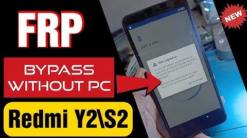 Redmi Y2 FRP Bypass | Mi Y2 FRP Bypass Without PC | Redmi Y2 Google Account Bypass