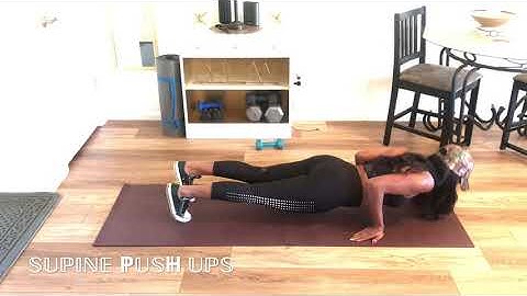 Supine push ups