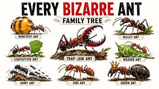 Every ANT Family Tree Explained in 5 Minutes 🐜