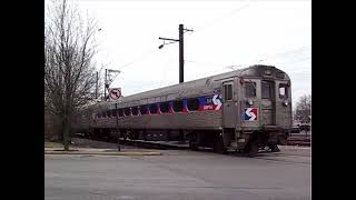 20100311 March 11 2010 SEPTA Silverliner II III IV Lansdale CSX B738 Bethlehem Branch departing