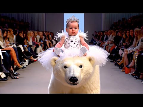 Cutest Baby Fashion Show Ever Adorable Kids Catwalk With Animals