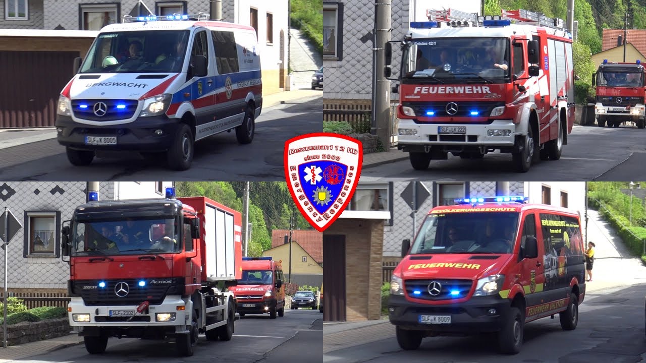 [350 Einsatzkräfte] 🚨 Großübung am ICE-Tunnel Masserberg