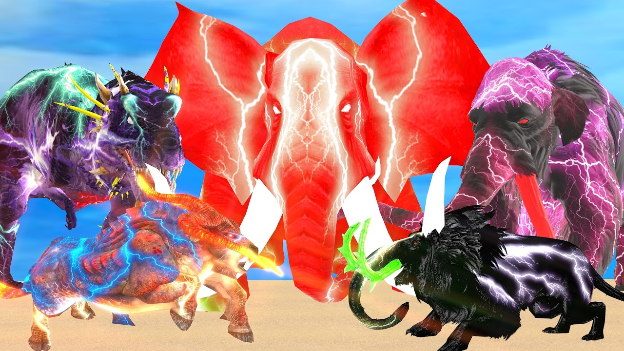 Incredible Animals Race vs Dinosaurs vs Prehistoric Mammals Speed Race Run: Who Will Win?ARBS #2026