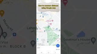 How to Measure distance using Google maps #shorts #android #tricks #ShahabTech