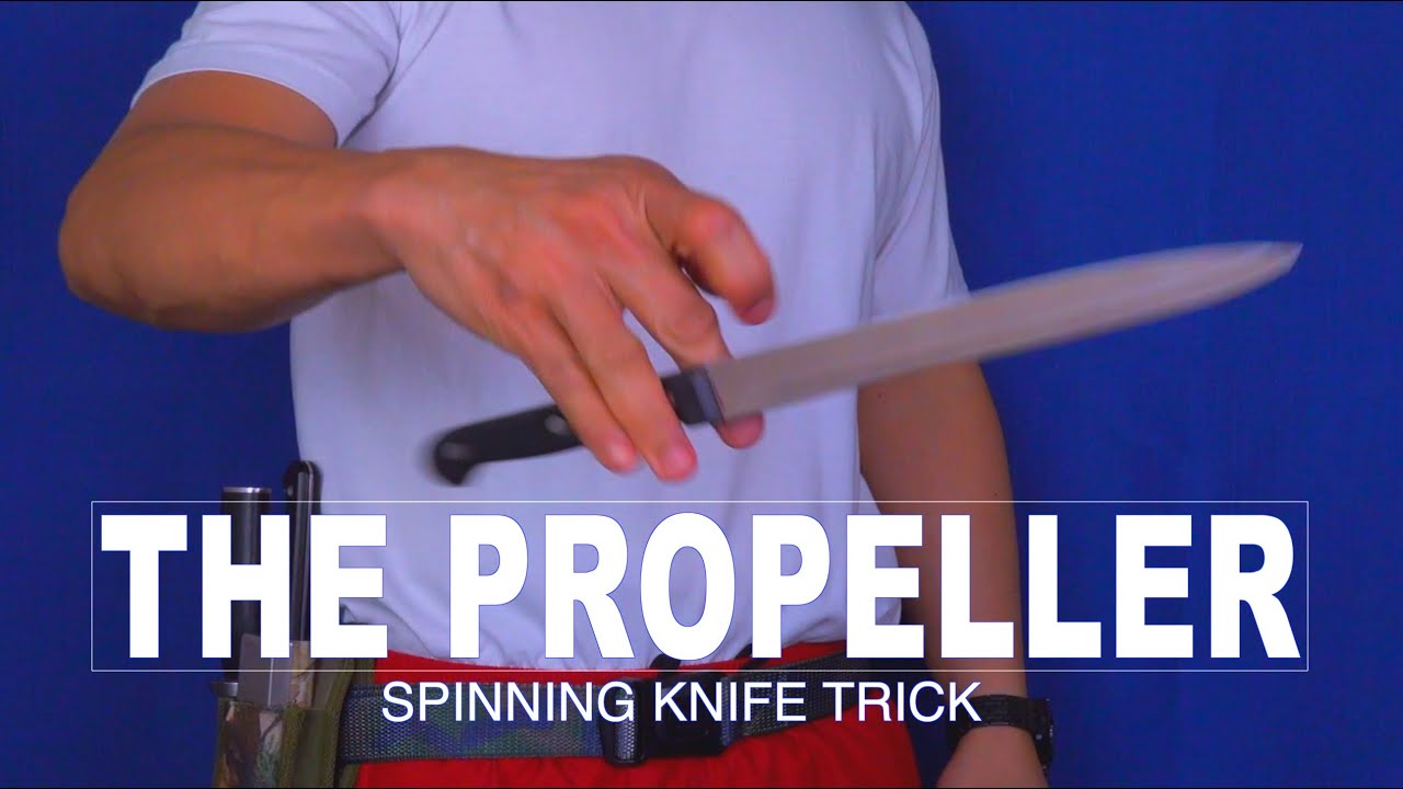 TEPPANYAKI TRICKS Spinning Knife Tricks 1 YouTube