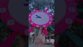 clock craft#school project  #ytshorts #artandcraft #shorts....