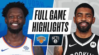 KNICKS at NETS | FULL GAME HIGHLIGHTS | April 5, 2021