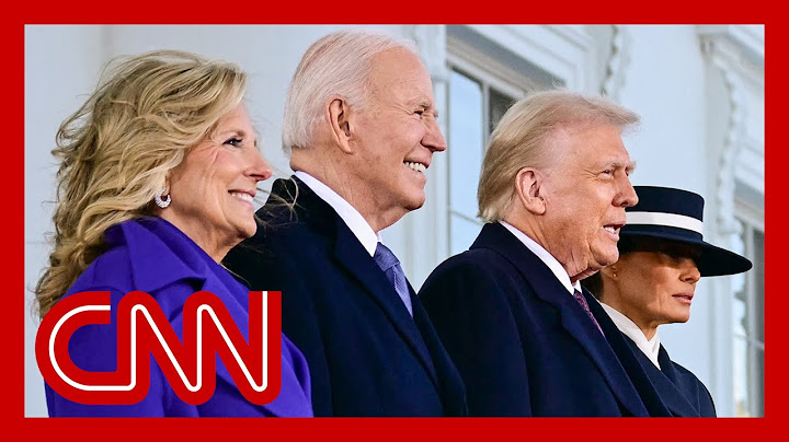 Bidens welcome the Trumps back to the White House
