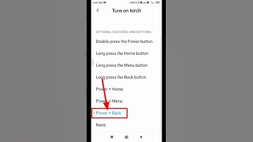 Power+Back button se torch on kaise kare😱 #youtube😱 #shorts #videos #viral #trending #impossible😱