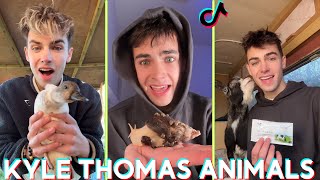 NEW Kyle Thomas and his 50 Pets Tiktok Funny Videos - Best of   @kylethomas Animals Tiktoks 2023