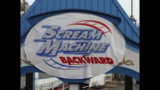 Scream Machine Backwards at Six Flags Over Georgia on-ride POV