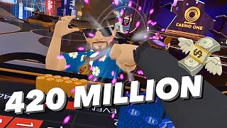 $420,000,000 on roulette, Another fan wins big! Vegas Infinite by Pokerstars vr