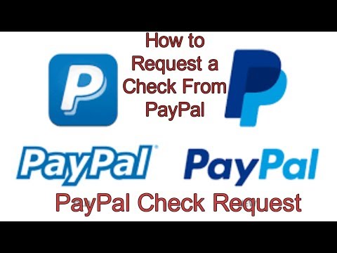 How to Request a Check From PayPal | PayPal Check Request | PayPal Check