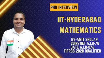 IIT-Hyderabad PhD interview online mode numerical differential #viralvideo