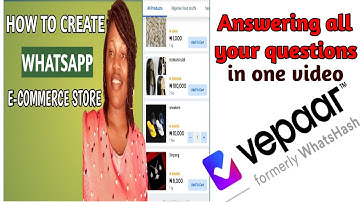 HOW TO CREATE A FREE E-COMMERCE STORE | ANSWERING ALL YOUR QUESTIONS | Vepaar app tutorial