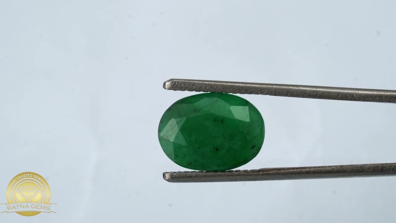 Zambian Emerald 3.66 Carat (4.02 Ratti) – Panna Stone 4 Product video for Zambian Emerald 3.66 Carat (4.02 Ratti) – Panna Stone