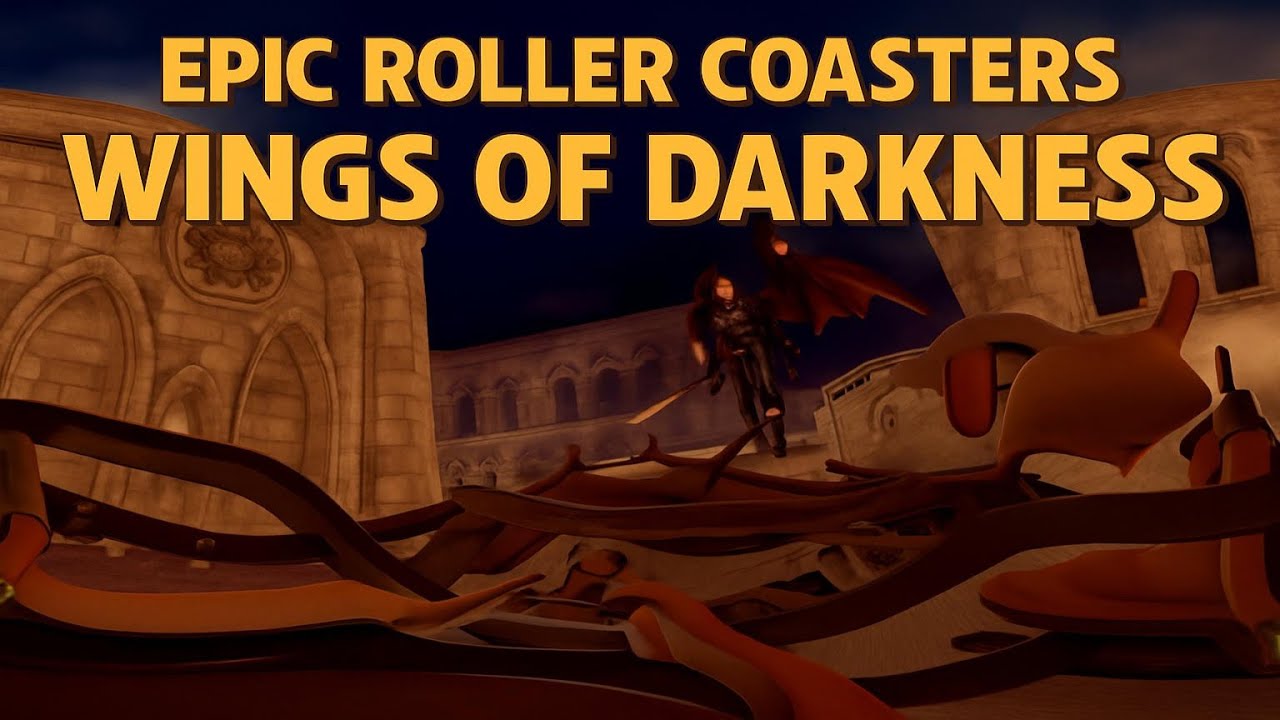Video miniature for Mørkets Vinger | Epic Roller Coasters | 360° VR, Gameplay, Uden Kommentator"