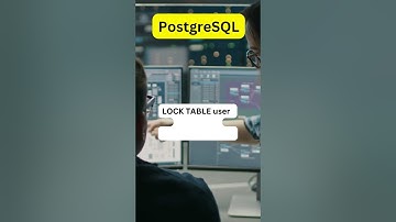 PostgreSQL LOCK