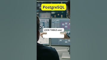 PostgreSQL LOCK