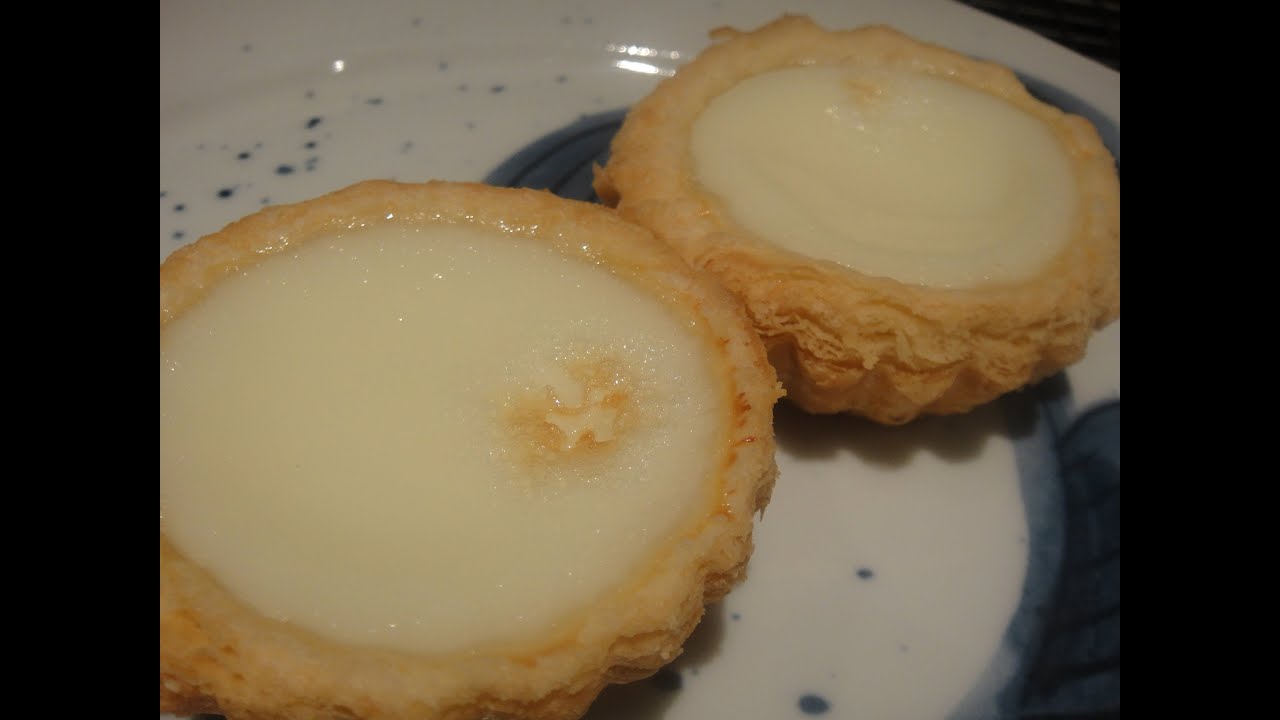 Слоеные яичные тарталетки в гонконгском стиле