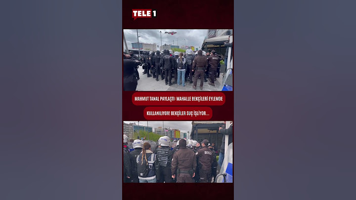 Mahmut Tanal paylaştı: Mahalle bekçisi eylemde kullanılıyor. Bekçiler suç işliyor...