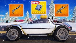 The *DELOREAN CHEST* ONLY Challenge in Fortnite