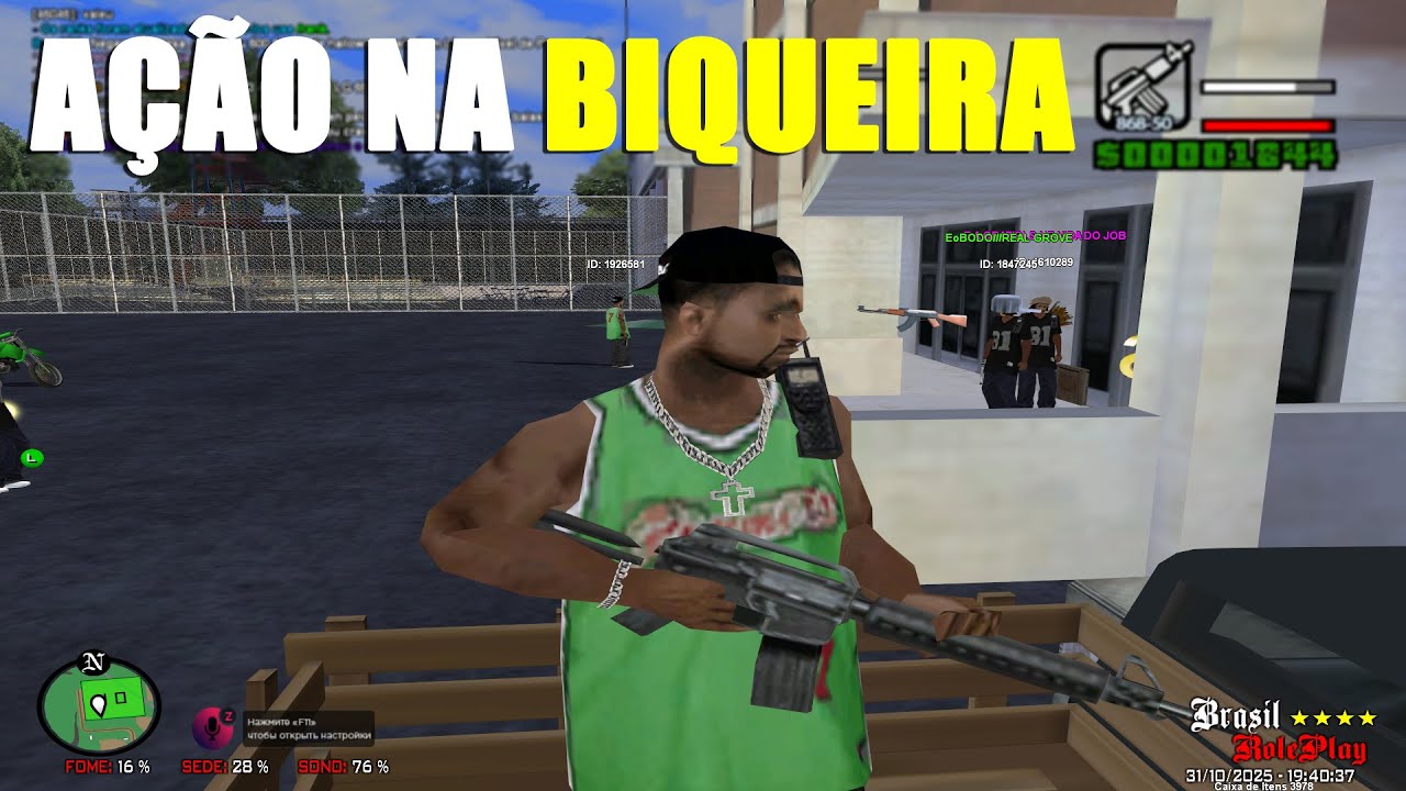 EU NUNCA TINHA FEITO AÇÃO EM ORG NO BRASIL ROLEPLAY - GTA SAMP RP