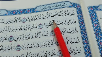 كيف نقرأ سورة الواقعه الجزء الاخير من السورة ونستخرج أحكام التجويد في كل كلمه #شرح _التجويد