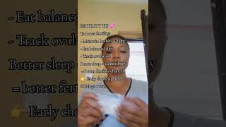 Fertility tips #ovulation #fyi