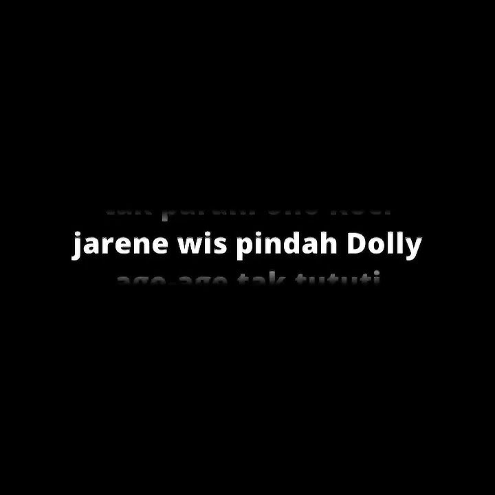 Mentahan ccp Lirik'Gang Dolly'//viral tiktok