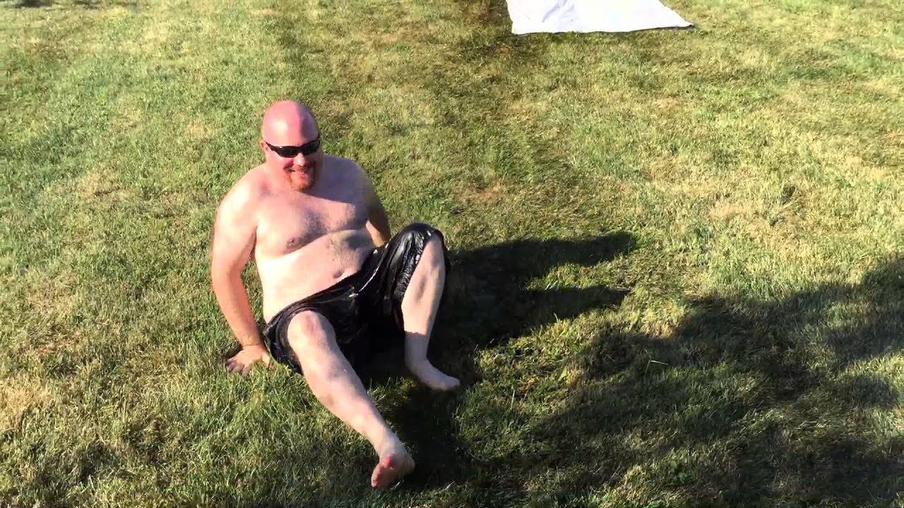 JK-47 hits the big slip and slide!