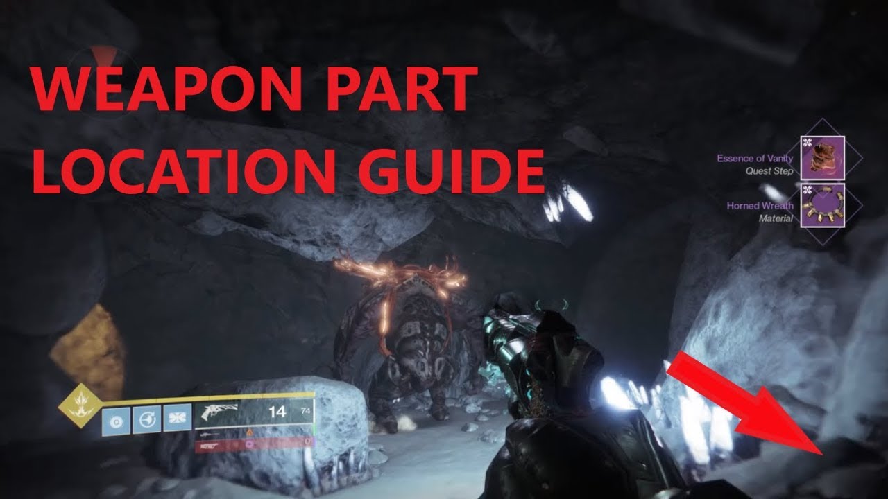 Essence of Vanity Weapon Part Location