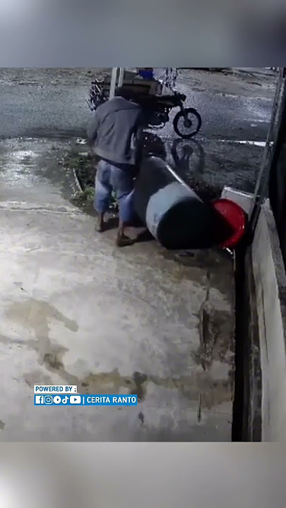 Maling Tong Air Di Doorsmer Kanfa Motowash Jalan Sempurna Samping Kampus Univa Labuhanbatu.