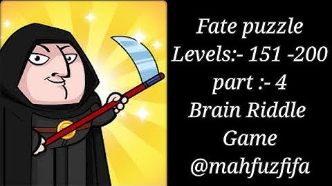 Fate puzzle level 151 -200 || part 4 Brain Riddle Game | offline gameplay walkthrough || @mahfuzfifa