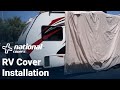 How to Install a Travel Trailer or RV Cover | National Covers