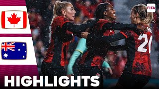 Canada vs Australia | Highlights | Women's International Friendly 02-12-2023