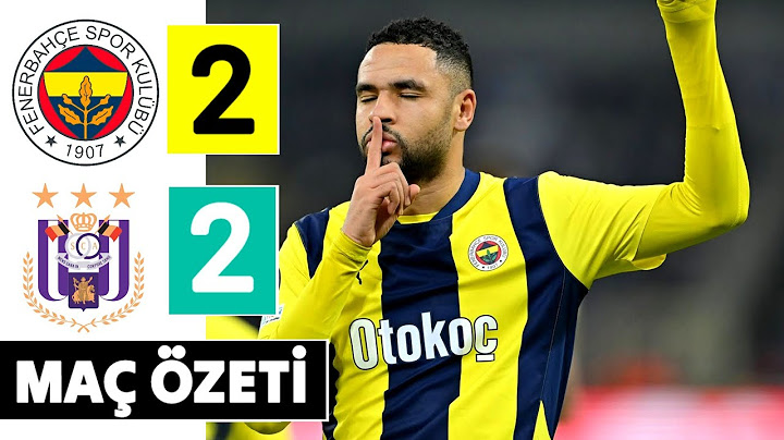 Fenerbahçe - Anderlecht 2-2 Maç Özeti ve Golleri 2025